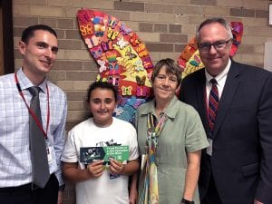 Jill H. is SOMS Upstander of the Week, with administrators