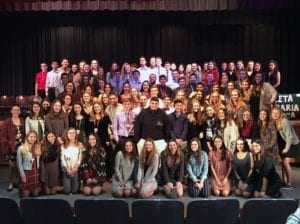 2018 National Italian Honor Society inductees and re-inductees