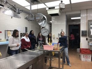Students tour medical examiner's lab