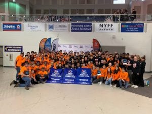Three robotics teams winners