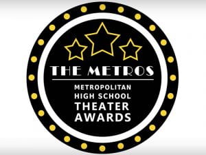 Logo: The Metros - Metropolitan High School Theater Awards