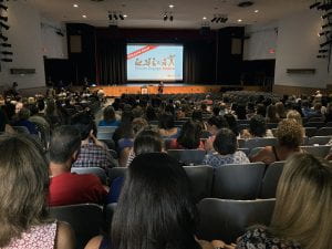 Staff Opening Day Ceremony at TZHS